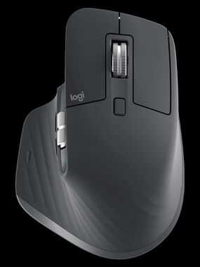 Logitech MX Master 3S Wireless Performance Mouse Ultra-fast Scrolling - Black